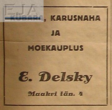 Delsky Ester - 1936
