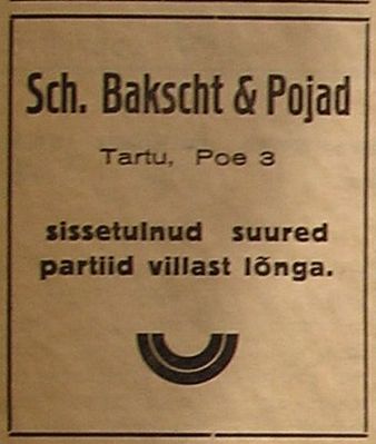 Bakscht Schlomo - 1936. Sons - Boris and Michael
