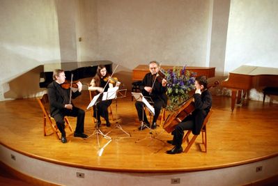 t7
Tallinn string quartet  (one of the most long-term chamber ensembles and the only one still regularly performing in Estonia since 1984)
