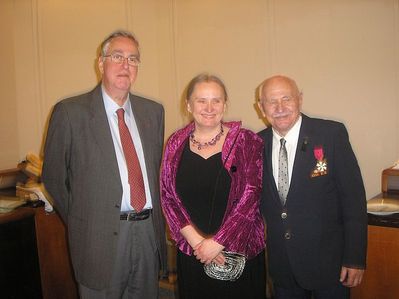 6
Mark Rybak, the Ambassador Mrs Aino Lepik von Wiren, Jakov Kaplan
