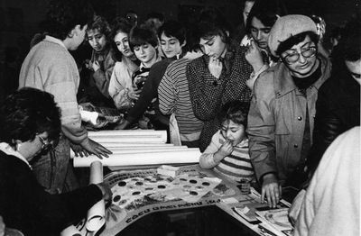 1991 - Charity sale in the school
