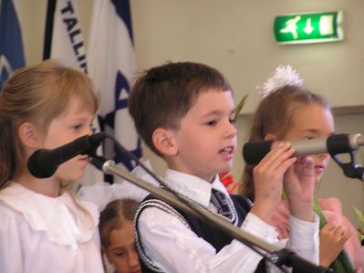 The first school day in the Tallinn Jewish school - 3/9/2007
