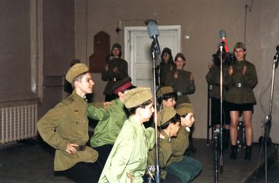 1999 - 45 years of Victory in WWII - war veterans meeting in the jewish school
