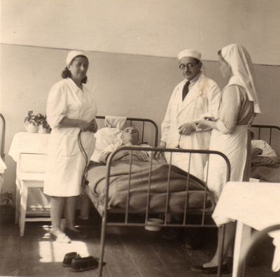 Polykovski Samuil (1889-1957) in hospital
