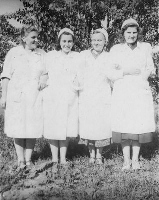 Lenzner (Polykovski) Ceciilia  (1924-1964)
With friends after University graduation ~ 1954-5. Second from left
