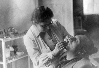 Rosenfeld Rahil Dr.
Dr Rahil Rosenfeld (Levin) with Bentsion Levin
