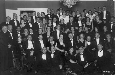 Dr Max Klompus 5oth Jubilee - 31/10/1936  
see details on the next (numbered) picture 
