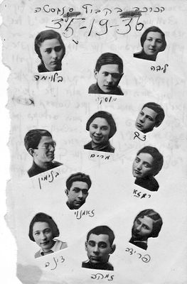 Kibuz Hachshara in Sangaste 1936
