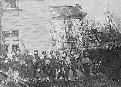 1924 - Tartu boyscouts on Maccabi parade
