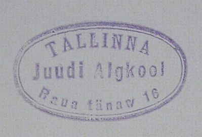 Primary school Tallinn - 1921
