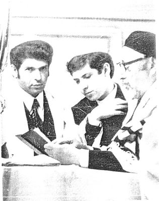 Gurevitsch Abram (1906-1983) in Tallinn synagogue
