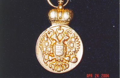 1884 - Brodovsky Jakov -  Moscow University graduation medal - 1884 - pharmacy
Jacov Brodovsky - Личный Почетный гражданин г. Ревеля (Honorary Citizen of Revel) - provisor. Graduated Moscow University in 1884. Since 1890 was the Rabbi of Revel.
Keywords:  [medics]