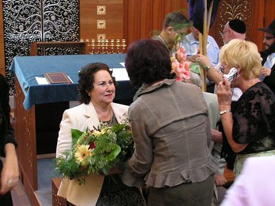 Klutschik family wedding 24/8/2007 - exactly  50 years later. Now, for the first time, the Jewish wedding
