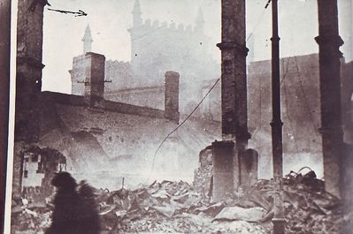 Tallinn synagogue ( 9) after 9/3/1944 bombing
