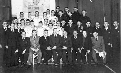 Estonia - Latvia Maccabi games. Two basketball teams together
