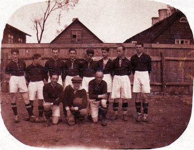 Maccabi (?) footbal team ~1925
1st from right - Ore (Oka) Pakin, 3d from right - Josef Pakin
