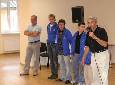 XII European Maccabi Games in Rome 4-12/7/2007 - participants
Left to right: Gessi Koslovski, Vivian Levin, Semjon Brener, Ilja Gabovitsch, Mark Lapidus,  Avi Dobrusch
