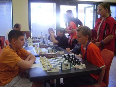 XII European Maccabi Games in Rome 4-12/7/2007 - chess
Ilja Gabovitsch on the left
