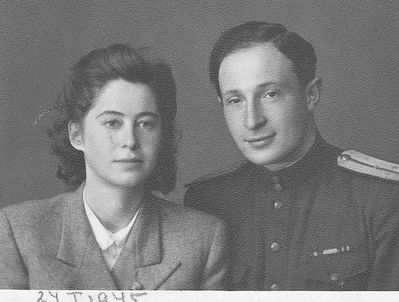 Grodinski family - 1945
Fjodor Grodinski (1919-1997) and Raja Grodinski (Scheberstein) (1923-1982)

