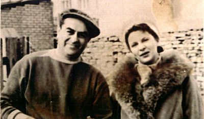 Simon Rapoport and Ruth Refes (nee Poljak), 1962, Tallinn
