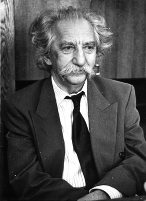 Yuri Lotman (1922-1993), a literary and semiotics scholar, the Academy member.
