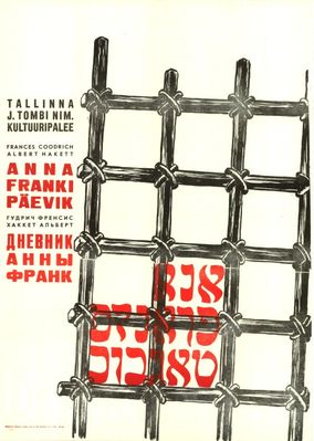 "The diary of Anna Frank" - the poster - 1971
