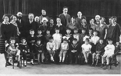 Tallinn - 1928.  Jewish Kindergarten - January 1928.
