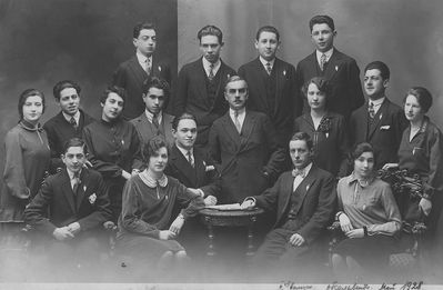 Tallinn - 1928 - 26/5/1928 - Tallinn Jewish Gymnasium graduation celebration
