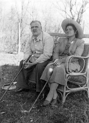 A. A. Andrejev  and Dora Andrejev (Hasan)
Andrei Andrejevich Andrejev - the colleage of J. Stalin, Narkom Putei Soobshenija (The transport komissar of the USSR ), vice Premier etc
