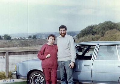 Lia Freidin (Rabinovitsch) and Boris Freidin - 1989
