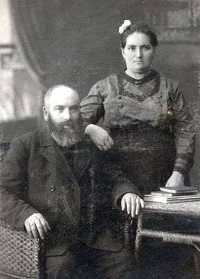Glückman Haim-Leib (1858-1921) and Miriam Glückman (1866-1938) - 1900
