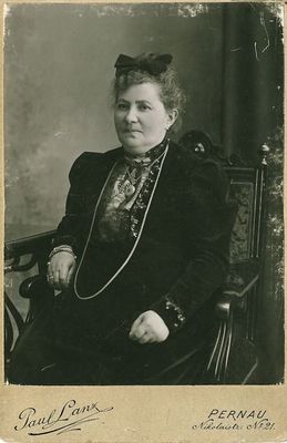 Schora Dvoira Gordin, Pärnu, ~1910
The mother of Hilda
