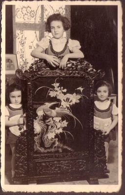 Levin sisters
Left to right: Doris Raskin (Levin), Ruth Levin, Schelly Mendelev (Levin)
Keywords: [M] [R]