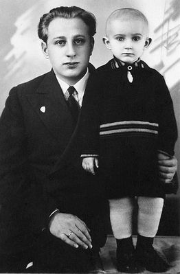 Abram Vigderhaus with Dveira
