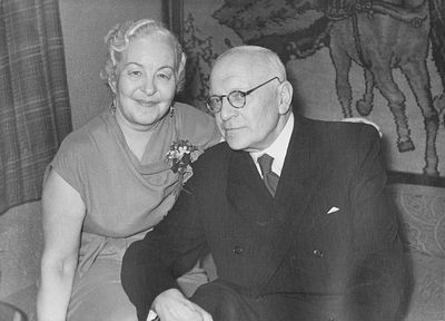 Max and Rosa Klompus - Pärnu, 1956
Max Klompus (1886-1966) and Rosa (Ljala) Klompus (Abramovitsch) (1900-1976)
