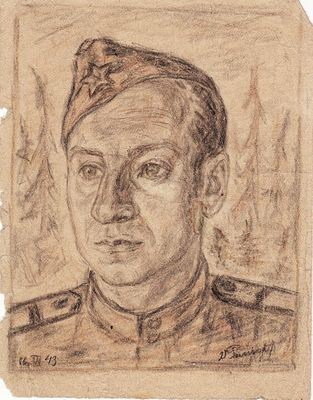 Mosche Michelson - 1943 - army drawing

