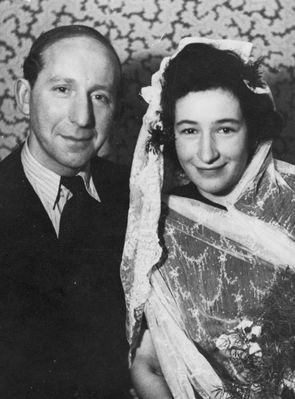 Issai Meilach with wife
