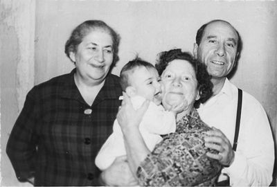 Schur, Joffe, Korobov
Left to right: Maria Schur, Marceille Mendelev (Korobov) with Edith Schur, David Joffe
