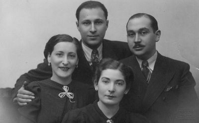 Aronstam - Matskin
Left: Miriam Matskin (Hait),
Top: Mikki (Abram) Matskin
Right: Max Aronstam (1907-) 
Bottom: Cecilia Aronstam (Hait) (1915-)
Keywords: [M]