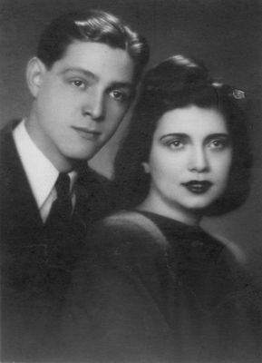 Harry Rapoport and Olga Rapoport (Kletski) - 13.7.1948, Riga
