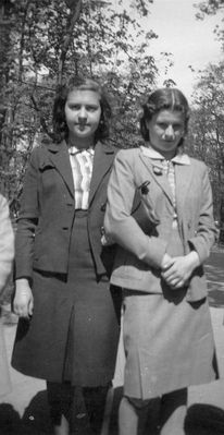 Ruth Strasch (Brodovsky) and Lore Haas
Lore Haas family escaped nazis from Germany or Austria. Lore studied in the Tallinn Jewish Gymnasium for two years. Later went to USA.
Keywords: [H]