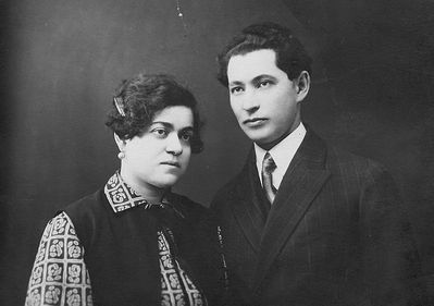 Scheina Patov (Hasan) and Benjamin Patov ~ 1920
