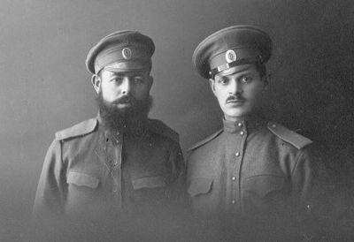 Schkop
Russian army soldiers. On the right Jacob Schkop
