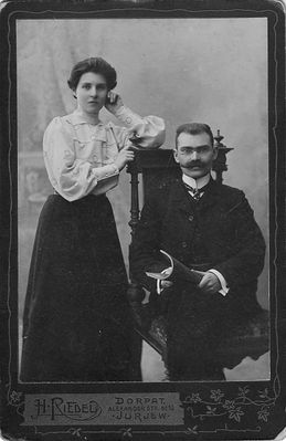 Abram Gabovitsch and Betty Gabovitsch (Löwenstein)
