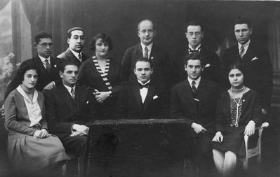 Akademischer Verein ?
Sitting second from right Schmuel Saltsman, center - Bass

