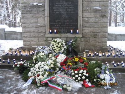 Holocaust remembrance day - 27.1.2010 in Klooga
