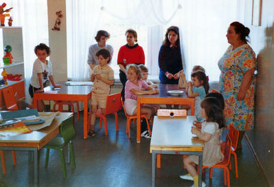 The first Jewish Kindergarten. 7.5.1990.
