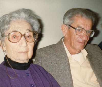 Benjamin Gordon (Gordin) and Ester Levin (Kofkin)
25.12.1986. Jerusalem
