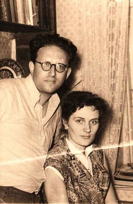 Issai Rosenfeld with his wife Ilse Lepikson (Rosenfeld, nee Pikksaar)
