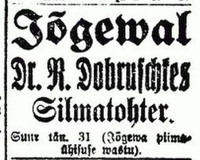 Dobrusckes (Tschervinski) Reise 
